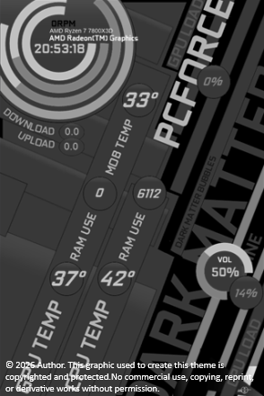 My themes called Dark Matter. Updated. And new Monochromatic theme-TURMO