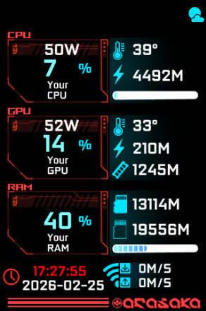 3.5Inch Theme CyberArasaka-主题TURMO-3.5Inch-TURMO