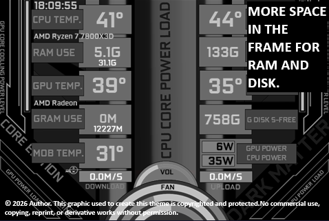 My themes called Dark Matter. Updated. And new Monochromatic theme-TURMO